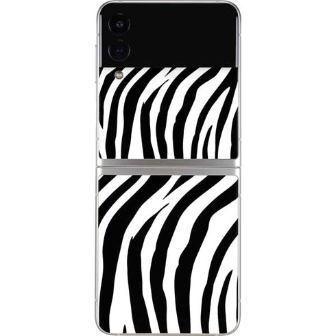 Zebra Print Galaxy Z Flip3 5G Skin